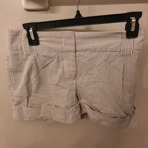 J Crew | J Crew Women's Shorts | White with Navy Stripes